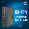 HP PC DESKTOP HP 800G1 SFF INTEL I7 RAM 8GB SSD 512GB WIN 11 PRO RICONDIZIONATO