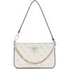 GUESS Noelle Mini Top Zip Shoulder, Spalla Donna, Cofano Blu, One Size