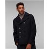 Paul and Shark Cappotto Blu Scuro In Lana Da Uomo Paul&shark
