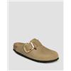 Birkenstock Ciabatte Marroni Da Donna Birkenstock Boston Big Buckle Leoi Narrow