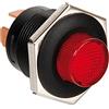 Lampa Interruttore Pulsante 12/24V con LED Rosso