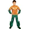 amscan Costume ufficiale Aquaman 9915773, per bambini, età: 3-4 anni