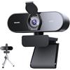 NEWORK Webcam 4K con Sensore Sony, Autofocus PDAF, 1080P@60FPS, 2 Microfoni con Riduzione del Rumore, Correzione Automatica della Luce, USB Plug&Play, Copertura Privacy, Angolo di Visione 79°