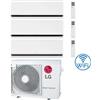Lg Climatizzatore Condizionatore LG Dualcool Deluxe + Dualcool Premium R32 Wifi Trial Split Dual Inverter 9000 + 9000 + 12000 BTU con U.E. MU3R21 NOVITÁ Classe A+++/A+