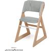 FOPPAPEDRETTI Sedia Evolutiva Stile Foppapedretti Naturale-Grey Melange