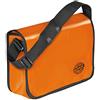 Veloflex Borsa a tracolla Velocolor, in telone per camion, con scomparto per cellulare, 2 scomparti per penne, 1 pezzo, Colore: arancione., 38, Borsa a