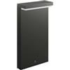 Philips LED Bustan Ultra Efficiente Paletto per Esterni, Luce Bianca Calda, 3.8W, IP44, Antracite