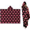 Franco Naruto Anime Akatsuki Cloud Bedding Super Soft and Cozy Wearable Hooded Throw Blanket, 70 in x 50 in (Official Licensed Product) Collectibles