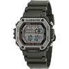 Casio LED Illuminator 10-Year Battery 1/100 Second Stop Watch | Orologio da uomo Daily Alarm MWD-110H-3AV, Verde