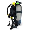 Best Divers Ab0417s, Schienalino Per Bombola Sub Con Cinghie Fibbie Nylon Spallacci Imbottiti Unisex Adulto, Nero, Taglia unica