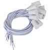 Ejoyous 10 Pezzi Sensore Porta Finestra Cablato Allarme Interruttore Magnetico Sensore di di Sicurezza Integrato per di Allarme Domestico Protezione Antifurto per Casa