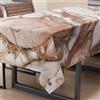 PETTI Artigiani Italiani - Tovaglia Antimacchia Rettangolare Copritavolo Cucina Elegante Effetto Marmo Rosa X12 Posti (140x240 cm) 100% Made in Italy