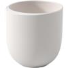 Villeroy & Boch - NewMoon Tazza senza manico, tazza moderna per tè e caffè, porcellana premium, bianca, lavabile in lavastoviglie