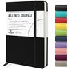 STATIONERY ISLAND Taccuino a Righe A5, Diario a Righe con Copertina Rigida con Carta Spessa Premium da 120 gsm, Taccuino a Righe con Copertina Rigida da 180 Pagine per Studiare, Pianificare, Diario