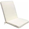 DecHome Cuscino Sao Tome Medio in Poliestere cm 95x44 Colore Ecrù - CU805666