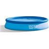 Intex Piscina Fuori Terra Autoportante Piscina da Giardino in PVC Rotonda ø 366 x 76 cm con Pompa filtro colore Blu - 28132NP Easy Set