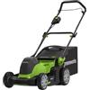 GREENWORKS Tagliaerba a Batteria Elettrico Tosaerba Rasaerba 48V Sacco 55 Litri - GD48LM46K4
