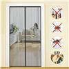 Kasart Zanzariera Magnetica Porta in Poliestere 120x250 cm colore Bianco - 1840ECOB