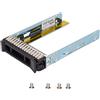 Dioche Vassoio St550 Caddy St550 Metallo, ABS Silver Black Vassoio per Disco Rigido 2.5In SAS Sata Universal Server Vassoio per Disco Rigido per IBM X3850 X6 X3650