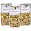 Sicilia Bedda - Pasta Siciliana Trafilata in Bronzo - Busiate Siciliane e Anelletti alla Palermitana - 3 Confezioni da 500 Gr. (Busiata Trapanese Tricolore)