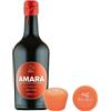 Sicilia Bedda - Amara Amaro d'Arancia Rossa - Amaro Siciliano con Tappo Sicilia Bedda (1 Bottiglia CL. 25)