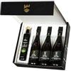 Progress Country & Wine House Progress Confezione Regalo COL DEL SOL Asolo Prosecco Superiore DOCG + PRO TEMPORE Olio Extra Vergine 25ml. | Charmat Lungo, Vino Biologico | Scatola 4 Bottiglie