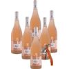 Sicilia Bedda - VINI GORGHI TONDI con Apribottiglia Sicilia Bedda - Vini Pregiati - 100% Siciliani (BABBIO ROSATO FRIZZANTE IGP - 6 BOTTIGLIE)