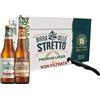 Sicilia Bedda - BOX DEGUSTAZIONE BIRRA DELLO STRETTO NON FILTRATA E PREMIUM LAGER - 12 Bottiglie per Tipo - 24 x 33 con Apribottiglia Sicilia Bedda