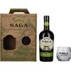 Naga Rum Naga JAVA RESERVE Double Cask Aged 40% Vol. 0,7l in Giftbox with glass