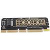 Tonysa Scheda di espansione M.2 da NGFF a PCIE SATA 22PIN Scheda di espansione da Disco Rigido SSD Adattatore M.2 NGFF a PCI-E 3.0 X16 per casa/Ufficio/Giocatore