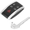 Aramox Car Key Fob, Car Remote Key Fob Shell Case Replacement Fits per XF 2009-2012 5 Button