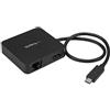 StarTech.com Adattatore Multiporta USB, C per Portatili, 4k HDMI, GbE, USB Tipo C, USB, A, Alimentato