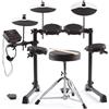 Alesis Debut Kit Batteria Elettronica 7 Pad con modulo sonoro e pelli Mesh, Nero