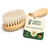 Grünspecht 520-00 - Spazzola per i capelli, per neonati, setole naturali di capra