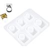 Biitfuu Stampo in Silicone ad Anello per Resina Epossidica - Kit per Creazione di Gioielli Fatti a Mano Con Strumenti Fai-da-te - Resina Traslucida
