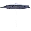 Linea Garden Friend Ombrellone Push up 3 mt. - Colore Grigio Struttura in acciao