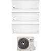 Beko Climatizzatore Trial Split Inverter 9000 + 9000 + 12000 Btu Condizionatore con Pompa di Calore Classe A++/A+ (Unità Interne + Unità Esterna) - 2x BGMPI095 + BGMPI125 + BGMPO271 Neo Multi Evolutio