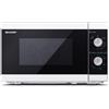 Sharp Forno Microonde Combinato con Grill Capacità 20 Litri Potenza 800 Watt colore Bianco - YC-MG01E-W