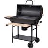 Galileo Barbecue a Carbonella Carbone BBQ da Giardino Esterno in Acciaio 108x70 cm / 100h cm - BestBQ 2193238