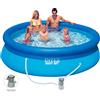 Intex Piscina Fuori Terra Autoportante Piscina Esterna da Giardino in PVC triplice strato Rotonda Ø 305x76h cm con Pompa Filtro da 1.250 Lt/h - 28122 Easy Set