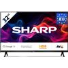 Sharp Smart TV 32 Pollici HD Ready Display LED Sistema Google TV DVB-T/T2 Frameless colore Nero - 32GF2265E