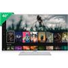 Telefunken Smart TV 40 Pollici Risoluzione Full HD Display LED Sistema TiVo OS Base Centrale colore Bianco - TE40750B45I2KTW