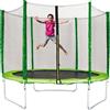 DecHome Tappeto elastico con rete di sicurezza Trampolino gioco bambini 150 Kg
