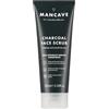 ManCave Scrub viso al carbone da 100 ml per uomo, esfoliare e levigare la pelle grassa, formulazione naturale, vegana, tubo realizzato in plastica riciclata