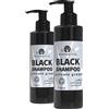 B.O.T Cosmetic & Wellness - Shampoo Alla Cipolla, Caffeina, Olio Ricino | Controllo Olio, Sebo | Stimola Crescita Capelli | Anti Caduta | Antiforfora | Etico, Sostenibile, Pack 2 x 200ml
