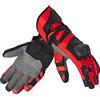REBELHORN Fighter Guanti da Moto per Uomo Pelle di Canguro e Capra Superfabric pannelli Perforazione Supporto touchscreen