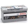 Bosch Automotive Bosch S5A13, Batteria per Auto, 95A/h, 850A, Tecnologia AGM, Adattato per Veicoli con Sistema Start/Stop