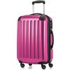 Hauptstadtkoffer ALEX Trolley Bagaglio a Mano 55x38x23 cm, 42 L, Lucchetto a Combinazione, Rigido Espandibile PC/ABS, 3,2 kg, 4 Ruote Doppie, Rosa