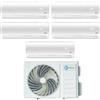 Diloc - Climatizzatore Inverter Diloc Over penta split 9000+9000+9000+9000+12000 Btu FREEDOM500 R 32 A++ Wi-fi Opzionale