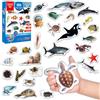 magdum Magneti Animali Marini per Bambini - Grandi Magneti Educativi (30 PCS) - Gioco Montessori con Creature dell'Oceano Realistiche, Calamite Frigo per Casa e Prescolare - Regalo per Bambini - Magdum